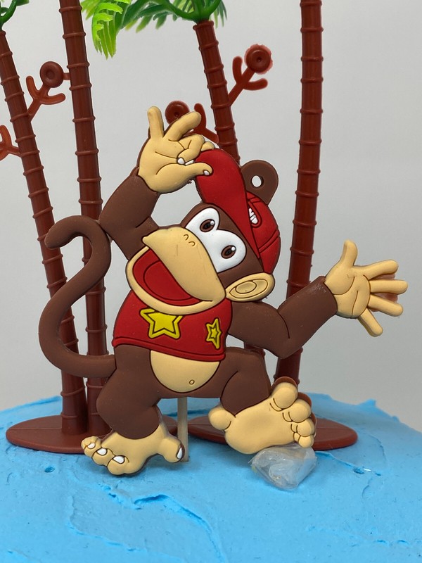 Super Mario Brothers Diddy Kong Birthday Cake Topper Set ~ BRAND NEW gallery