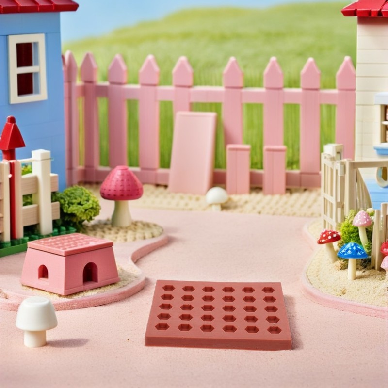 Brick Silicone Mold Sand Table Building Model Concrete Molds Cement gallery