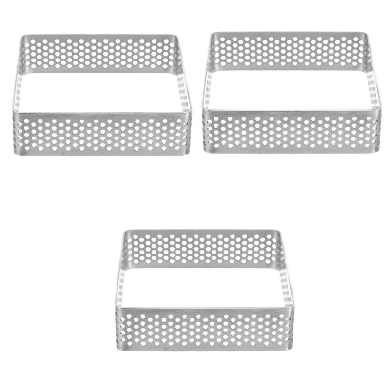 3 Pcs Mousse Cake Ring Kitchen Baking Pastry Cheese Muffin Molds gallery