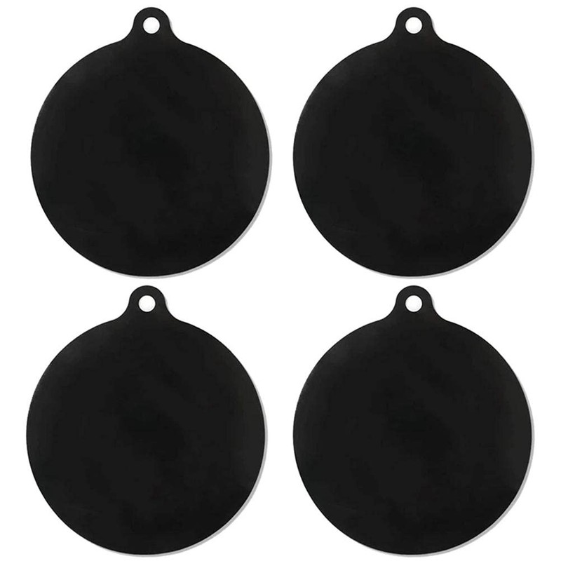 Silicone Induction Cooker Mat, High Temp Resistance, Anti 8.66 inches, Black