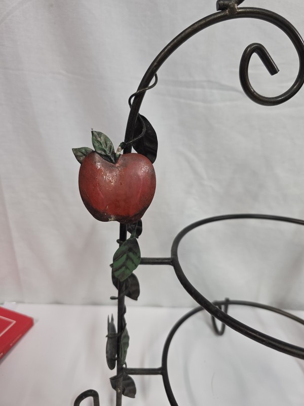 Vintage 2 Tier Wrought Iron Pie Stand gallery