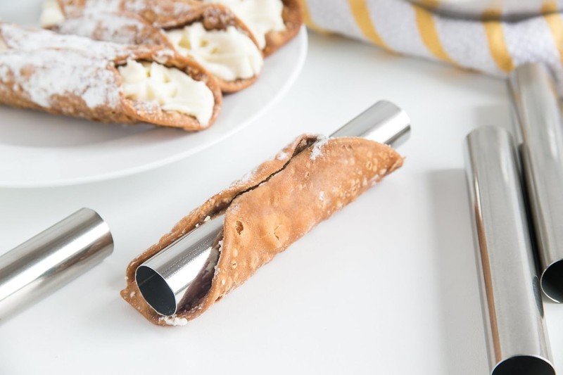 Stainless Steel Cannoli Molds Set of 16, 0.75x0.75x5.5 Inch, Durable gallery