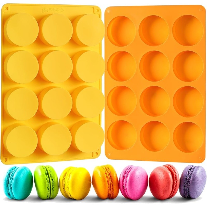 Silicone Oreo Molds 12 Cavity Cookie Mold Non Stick Baking Easy Clean Durable US gallery