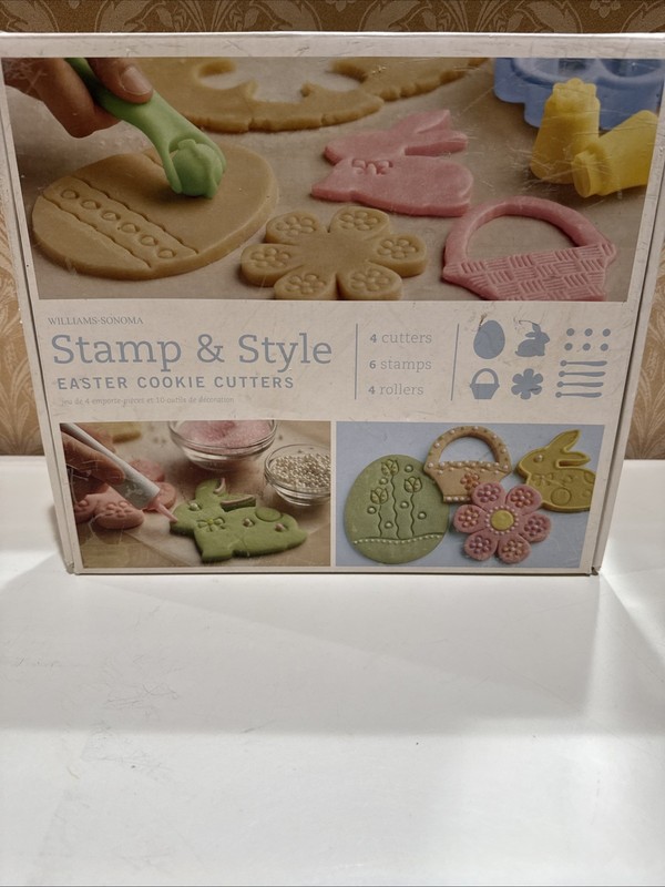 Easter Cookie Cutters Williams Sonoma Stamp & Style – New in open box
