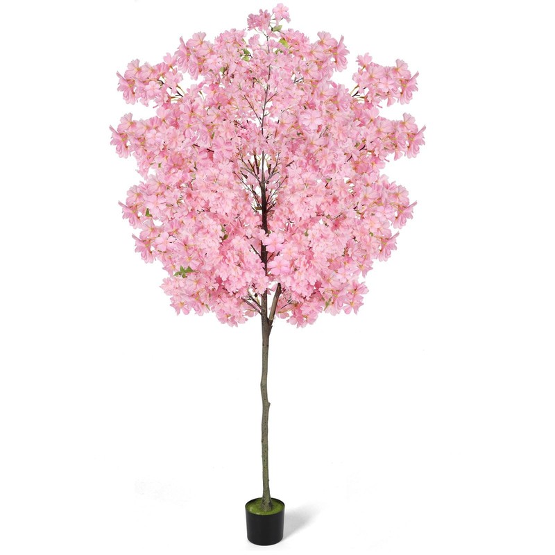 Kaneodot 6Ft Tall Cherry Blossom Artificial Treefake Pink Cherry Blossom