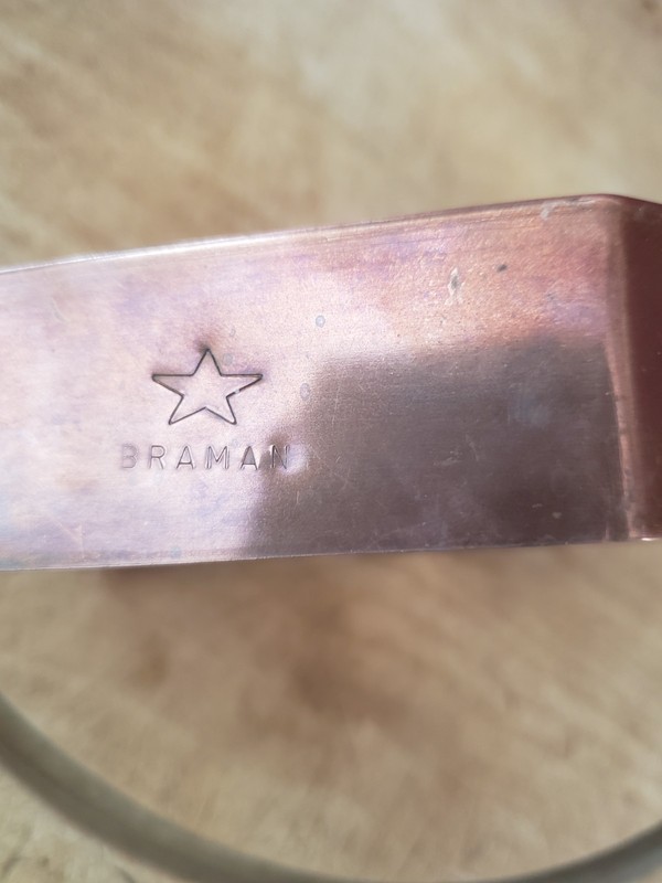 COPPERSMITH RAY BRAMAN HAND MADE RARE COPPER LARGE GRADUATION CAP COOKIE CUTTER gallery