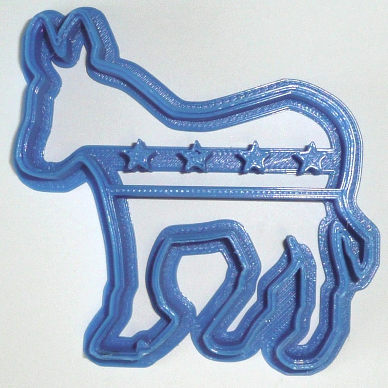 DEMOCRAT ELECTION POLITICS POLITICAL PRIMARY VOTER VOTE COOKIE CUTTER USA PR2136