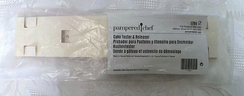 Pampered Chef 2-in-1 Cake Tester & Release Tool • Baking Tool • New • Sealed gallery