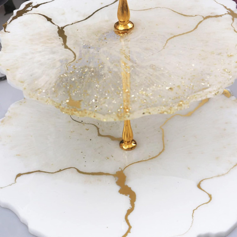 9 Sets 3 Tier Cupcake Stand Fittings, Cake Stand Hardware, Dessert Serving Trays gallery