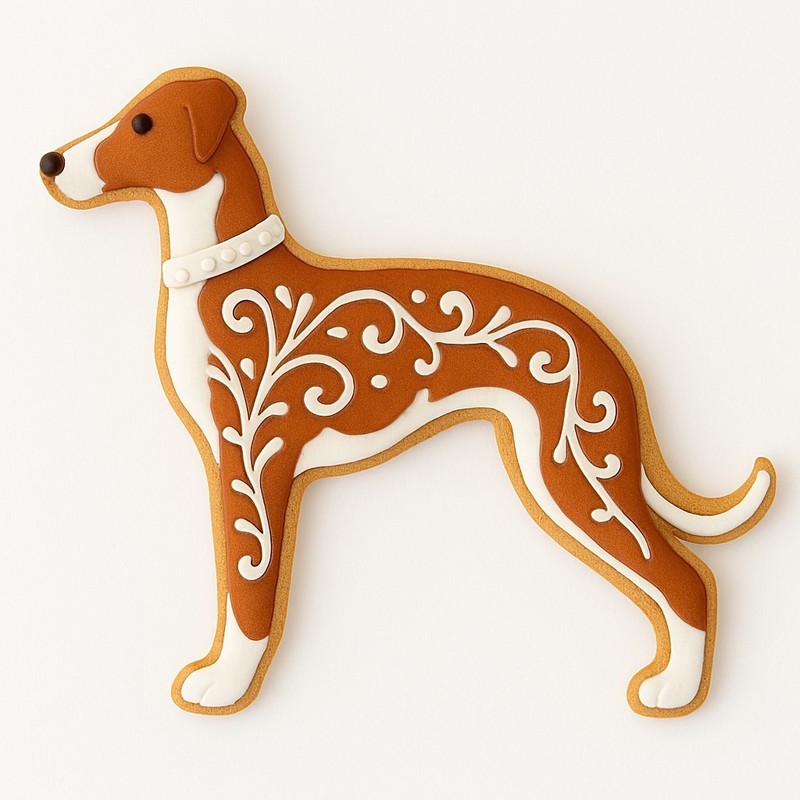 Greyhound Dog 4.5'' Cookie Cutter Metal Pet Animal Shelter Treats gallery