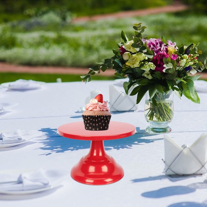 Iron Cake Storage Plate Cake Stand Dessert Stand Home Supplies