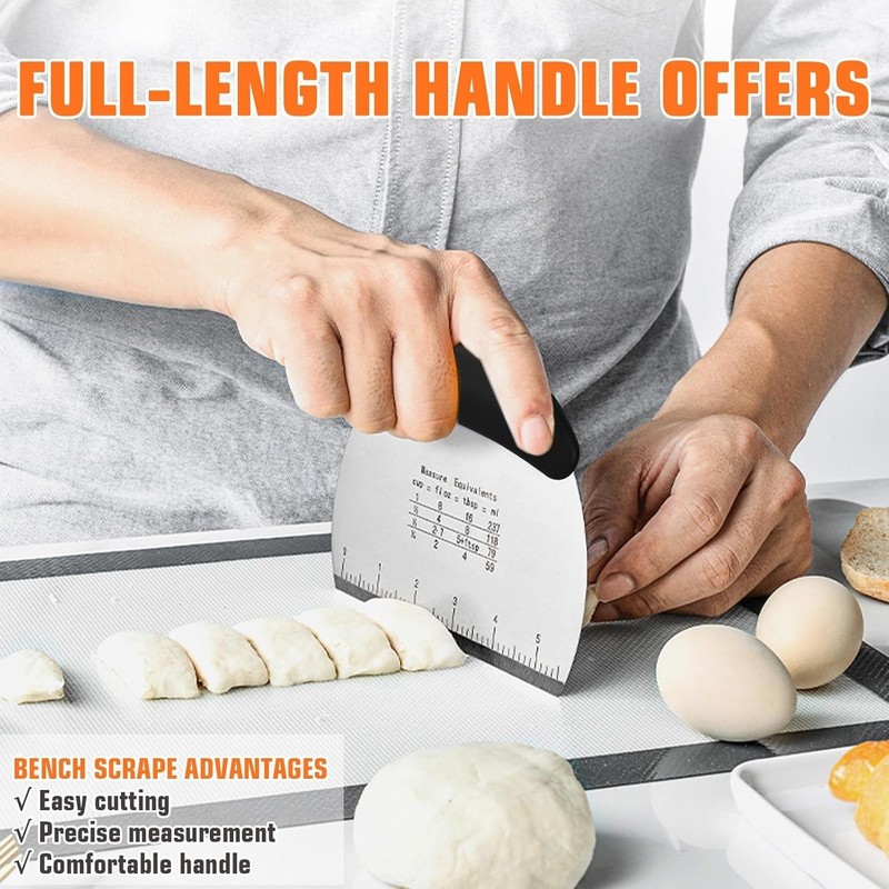 Baking Tools Set Pastry Cutter Biscuit Dough Sifter Strainer Mesh Mat gallery