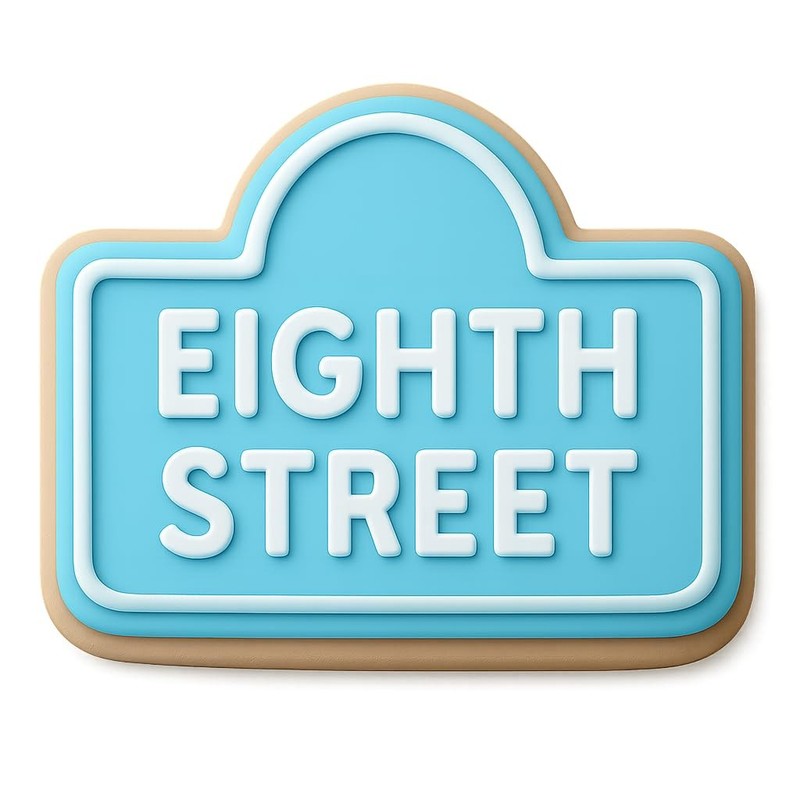 Eighth Street Design 1 Cookie Cutter & Stamp, Fondant & Clay - 4x3.3" gallery