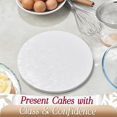 Cake Boards - Sturdy 1/2 Inch Cake Drums - Professional Smooth Straight Edges... gallery