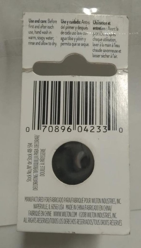 Wilton Piping Tips Petal Tip #59 Stainless Steel Stock # 418-594 Reusable gallery