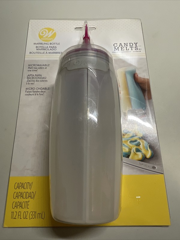 NEW Wilton Marbling Bottle Candy Melts Microwavable Melt Two Colors at One Time