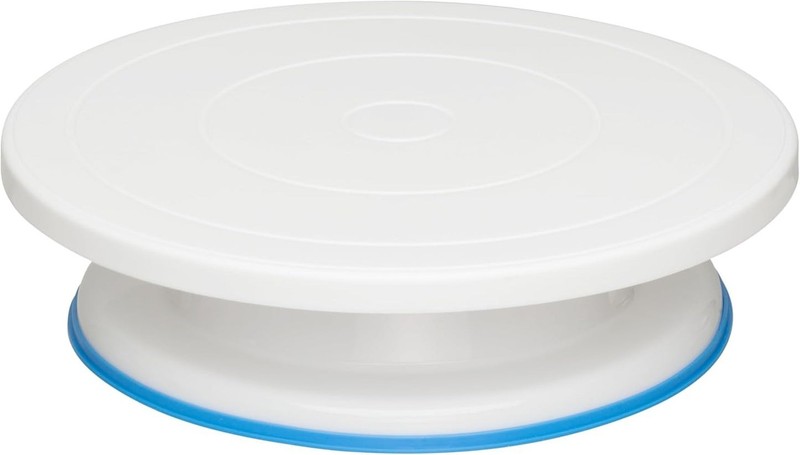 11” Revolving Plastic Cake Turntable Stand with Non-Slip Base for Decorating gallery