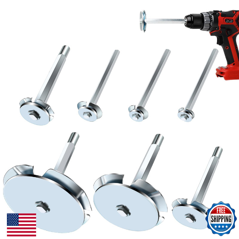 TVIOX PVC Pipe Reamer 7-Pcs Set for SCH 40 Hub, 1/2-4 Inch Fitting Saver