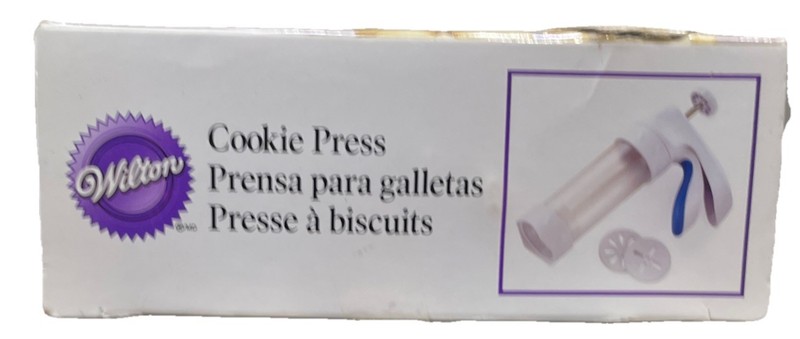 Wilton Cookie Press with 12 Disks - Easy Squeeze Baking Tool, Boxed gallery