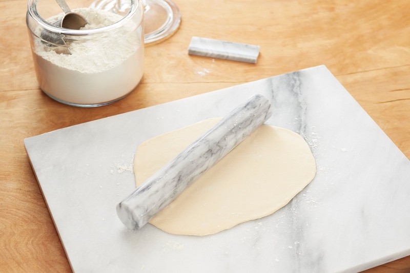 Fox Run French Marble Rolling Pin Base White 3 X 12 X 3 Inches 11711 gallery
