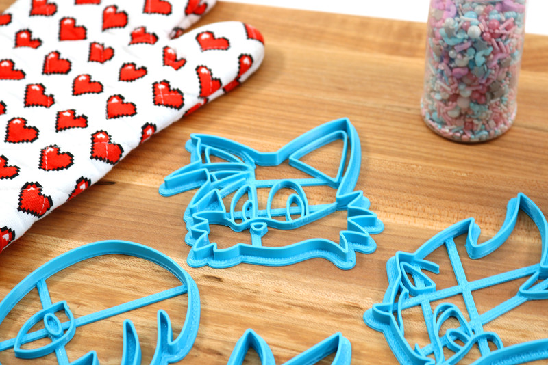Sonic Characters Cutters- Shadow, Tails, Silver, Knuckles, Infinite gallery