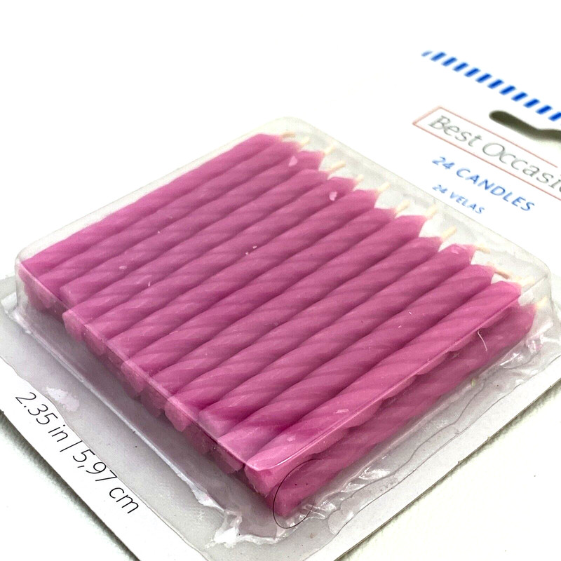 Celebration Candles Pink 2 Pack 48 Candles Birthday Best Occasions Free Shipping