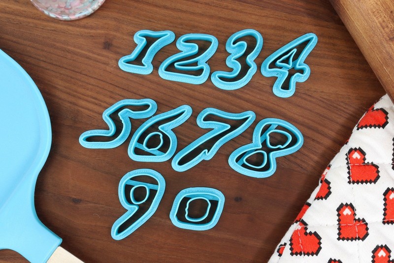 Pirate Script FONT Cookie Cutters - Fondant Letters gallery