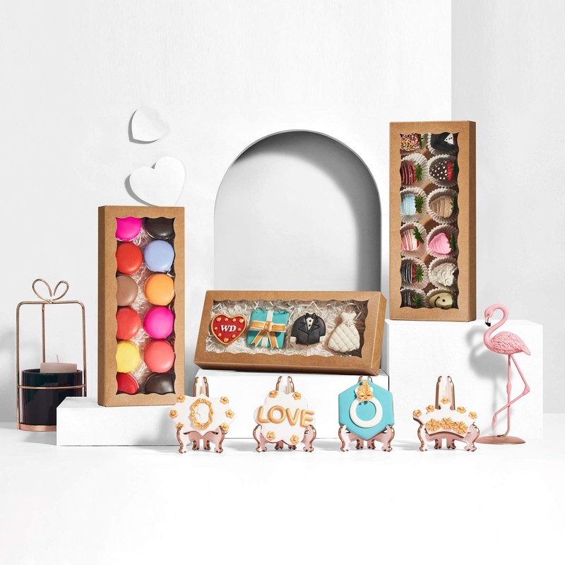 24PCS 12 x 5 x 1.5 inches Premium One Piece Cookies Boxes, Bakery Boxes for F... gallery