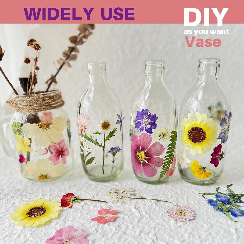 A4 Large Dried Pressed Flowers for Resin - Sunflower, Real Dry Natural Flowers & gallery