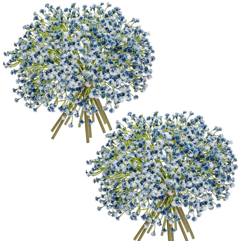 Dilatata Babys Breath Artificial Flowers Bulk 20 Pack 60Pcs Faux Baby Breath