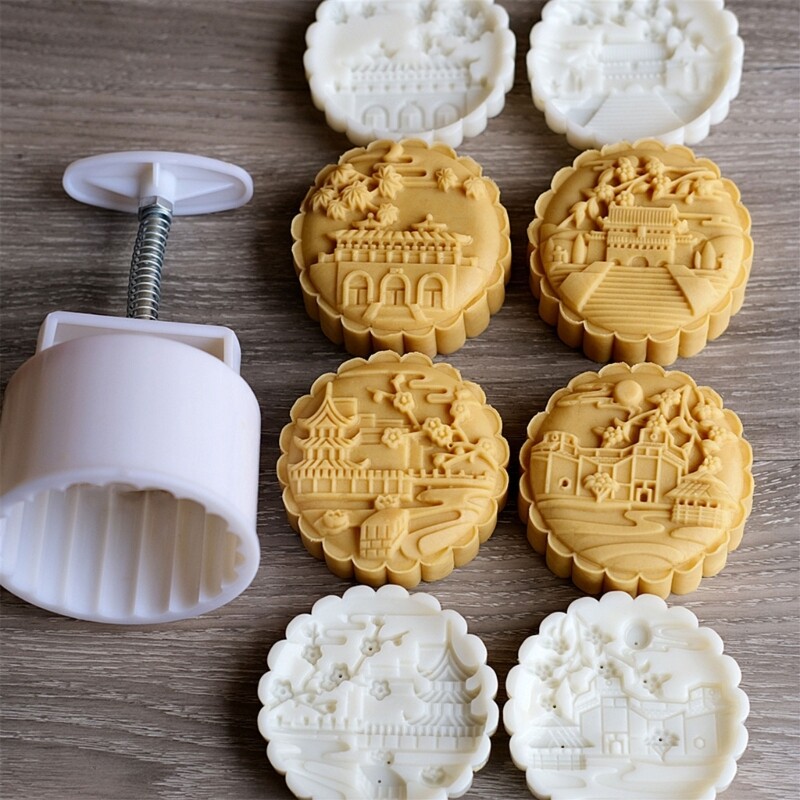Traditional Cake Mold for MidAutumn Festival Home Baking Tool 200G gallery