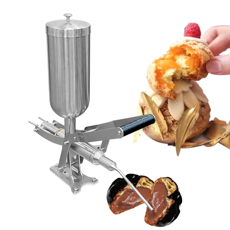 Kolice Commercial Manual Cream/Jam Filler Stainless Steel Churros Filler Machine