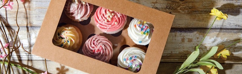 Tulip Cupcake Liners - Pink & Gold Baking Cups - Baby Shower Snack Cups - gallery
