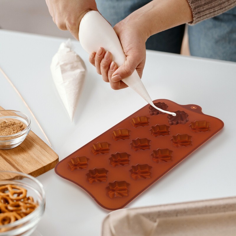 6 Pcs Non-Stick Chocolate Moulds Chocolate Molds Baking Chocolate Molds gallery