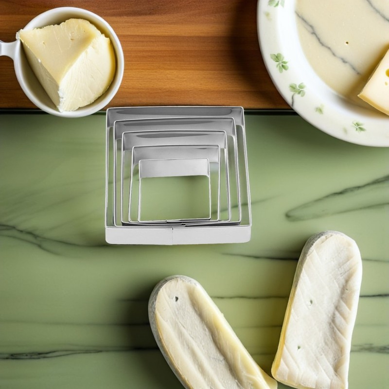 5 Pcs Baking Utensils Kitchen Tool Square Pastry Molds Biscuit Moulds gallery
