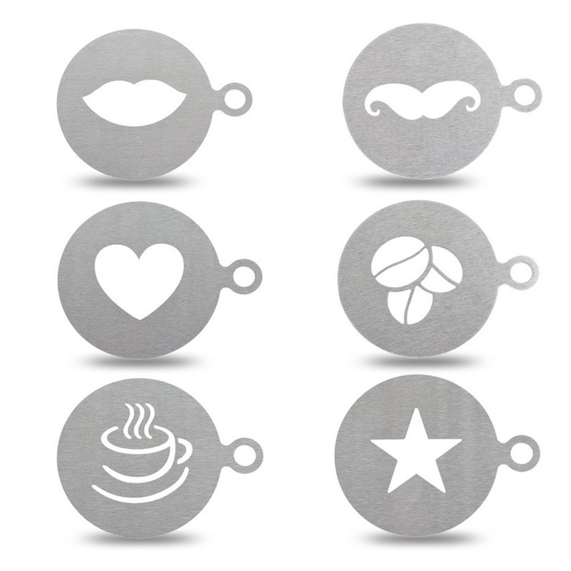 Decoration Tools Coffee Mould Christmas Cookie Cake Stencils Templates Art gallery