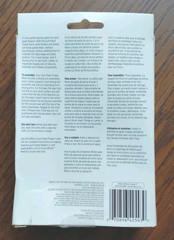 Wilton Gum Paste Flowers Drying Rack- Discontinued By Manufacturer gallery