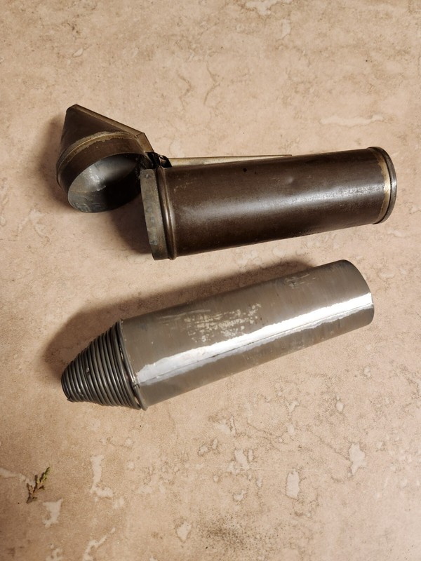 Rare Antique Handmade Cake Decorating Icing Nozzles in Brass Flip-Top Container gallery