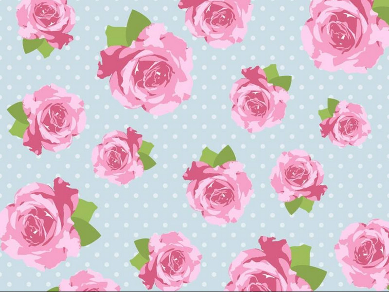 Pink Flower Print Cake Toppers Edible Wafer Paper Fairy A4