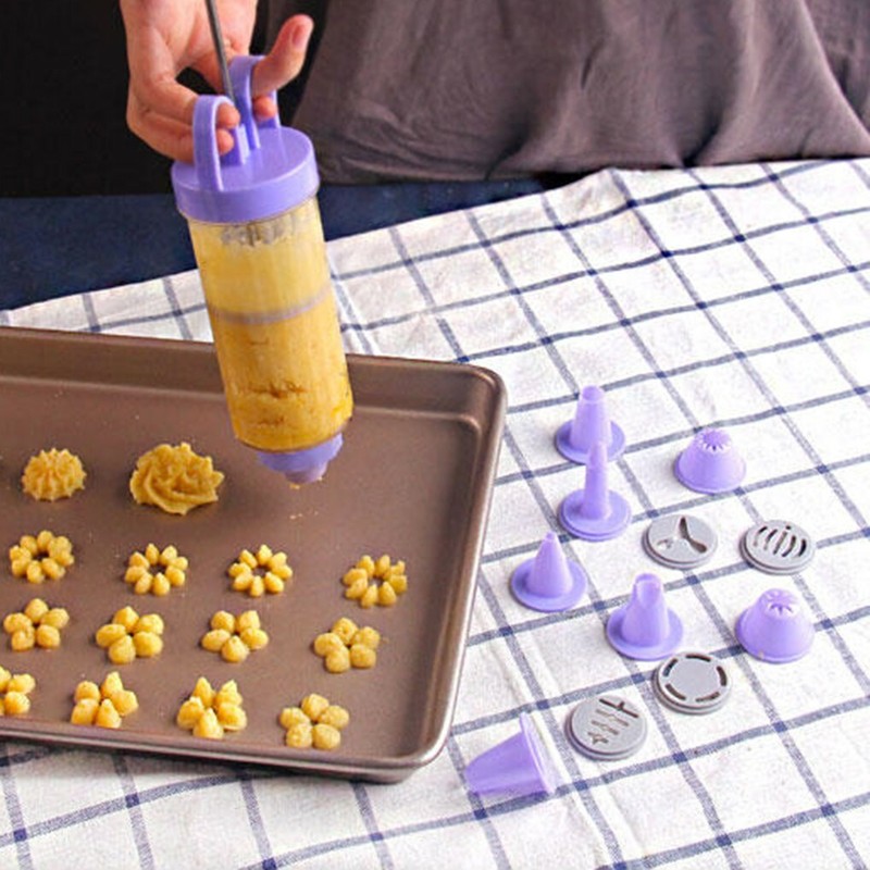 Mold Cookie Biscuit Pump Set (19 Pcs)