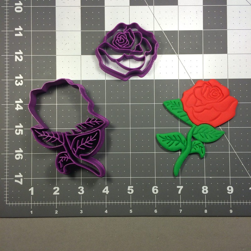 Flower Rose 102 Cookie Cutter Set