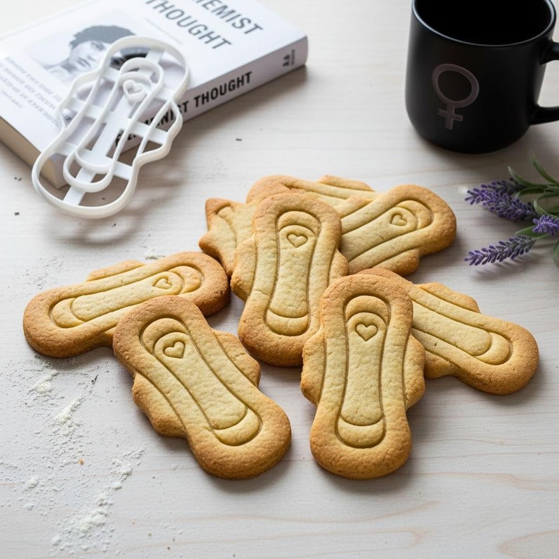 Sanitary Pad Cookie Cutter menstrual period cycle gynecology reproduction health gallery