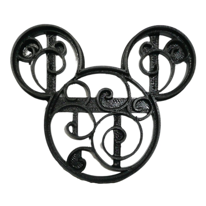 INSPIRED BY MAGICAL MOUSE THEME SWIRL DESIGN CHRISTMAS COOKIE CUTTER USA PR5114