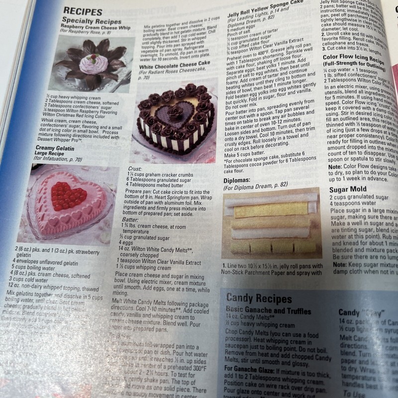 Wilton: CAKE DECORATING! 2004 Yearbook #1701-2030 Softcover - Techniques+ Recipe gallery