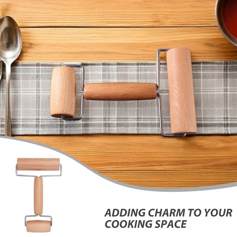2 Pcs Small Wooden Dough Roller Pins Double Ended Stick Pastry Pizza Roller gallery