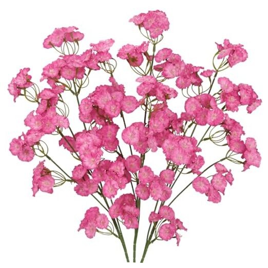 3 Pcs Artificial Flowers with Long Stems 31 in Silk Faux Wildflowers Branches gallery