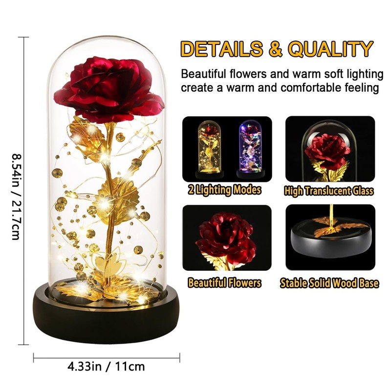 Mothers Day Rose Gifts for Mom, Birthday Women, Flower Galaxy gallery