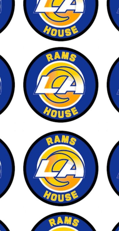 Los Angeles Rams EDIBLE Toppers Cupcake Toppers Decorations Rams Cookie Toppers