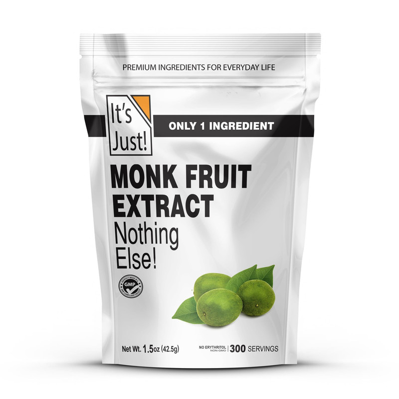 It’s Just! – 100% Monkfruit Extract Powder, Keto 1.5 Ounce (Pack of 1)