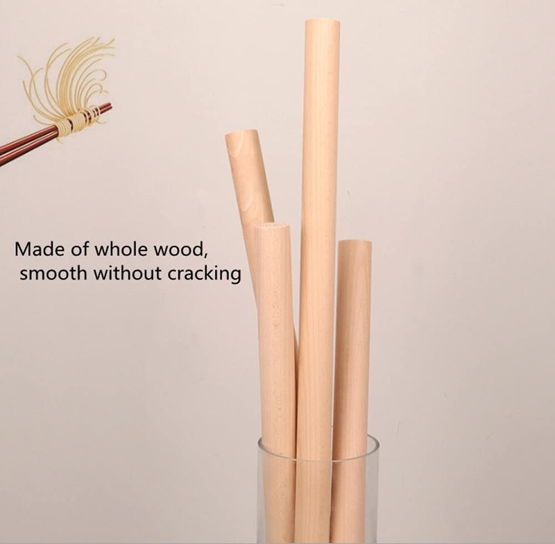 Long Wood Rolling Pin Baking Dough Roller Pizza Pastry Noodles 27.16 Inch gallery